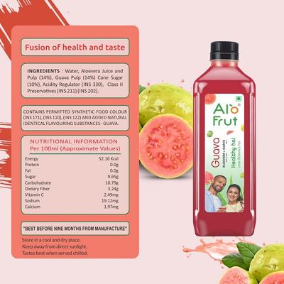 Axiom Alofrut Guava Aloevera Juice 200 ml - Ayurvedic Juices