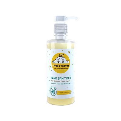 Tiffy & Toffee 99% Water Baby Wet Wipes (Pack of 6 x 80's) + Non-Alcoholic Hand Sanitizer - Lemon 500 ml - Diapers & Wipes