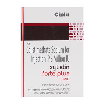 Xylistin Forte Plus 3 MIU Injection 1's - Bacterial Infections-OAB