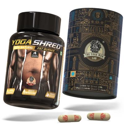 The Yoga Man Lab Yoga Shred Fat Burner Capsule (Pack of 2 x 56's) 1's - Speciality Medicines