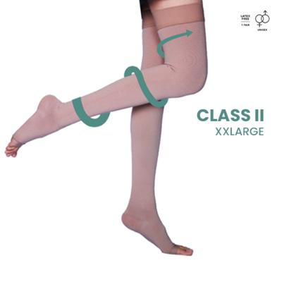Sorgen Classique Medical Compression Stockings Class 2 Thigh Length - XXLarge 1's - Knee/Ankle/Leg/Foot Supports