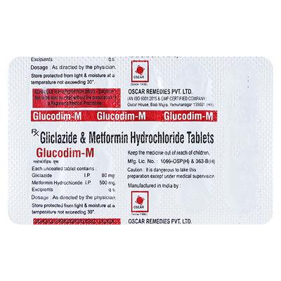 GLUCODIM M Tablet 10's - Diabetes-Ant