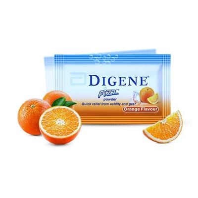 Digene Fizz Powder - Orange Flavour 5 gm - Acidity