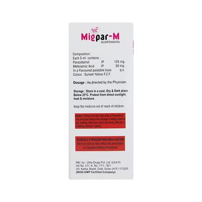 MIGPAR M Oral Suspension 60ml - Fever-Ana