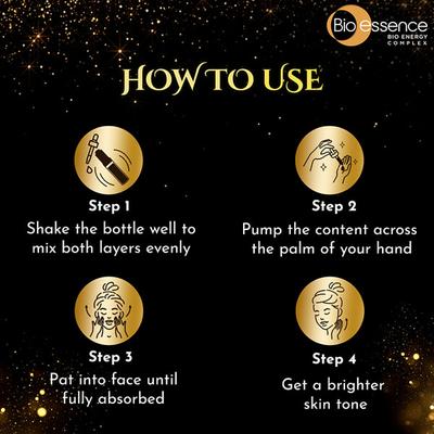 Bio-Essence Bio-Gold Golden Skin Elixir, Bi-Phase Serum 30 gm - Face Serum