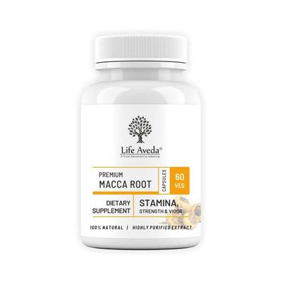 Life Aveda Premium Macca Root Veg Capsule 60's - Sexual Healthcare