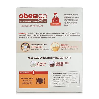 Hexagon Nutrition Obesigo Powder - Mango Shake Flavour 406 gm - Weight Loss