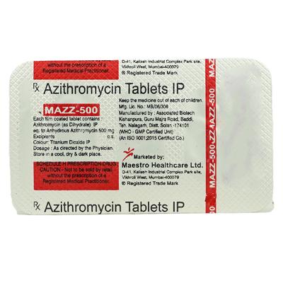 Mazz 500mg Tablet 3'S - Bacterial Infections-Mac