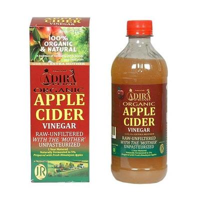 Zoe Apple Cider Vinegar Unfiltered Unpasteurized with Mother From Original Apple Juice 500 ml - Apple Cider Vinegars