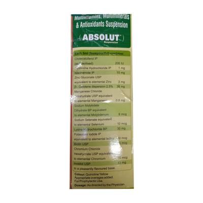Absolut Syrup 200ml - Supplements-Vam