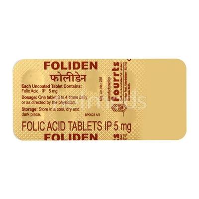 Foliden Tablet 10'S - Iron Supplement/Anaemia-Vma