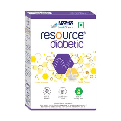 Nestle Resource Diabetic Powder - Vanilla Flavour 400 gm (Pet Jar) - Diabetes (Fitness)