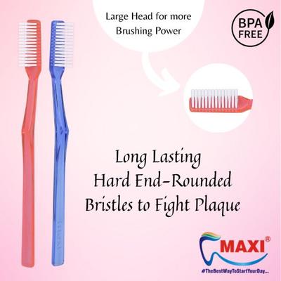 MAXI Supreme Toothbrush - Hard 12's - Toothbrushes