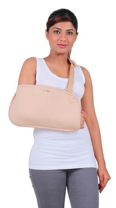 Wellon Adjustable Pouch Arm Sling- Baggy (L) - Arm/Elbow Supports