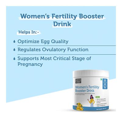She Need Women's Fertility Booster Drink - Lemon Flavour 300 gm - Daily Health Drinks