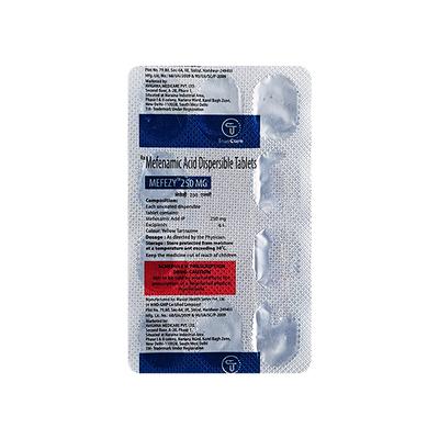 MEFEZY 250mg Dispersible Tablet 10's - Pain relief-Nsa