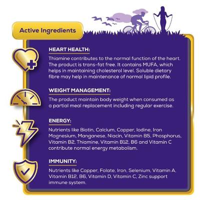 Jubilant Nutrihance Nutrition Powder - Vanilla Flavour 400 gm - Daily Health Drinks