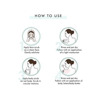 mCaffeine Exfoliation & Tan Removal Combo 200 gm - Face Scrubs