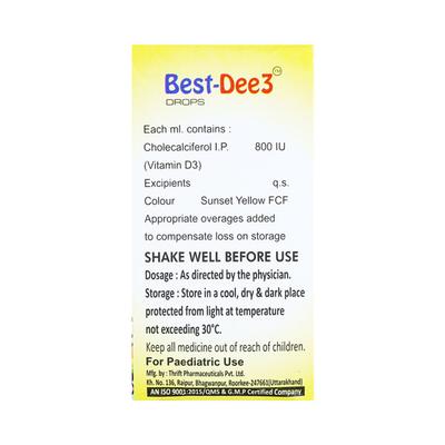 BEST DEE 3 Drops 15ml - Supplements-Vit