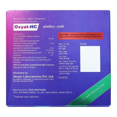OXYAT HC Soft Gelatin Capsule 30's - Supplements-Vam