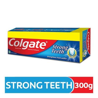 Colgate Strong Teeth Anti-Cavity Toothpaste - Saver Pack 300 gm - Toothpaste