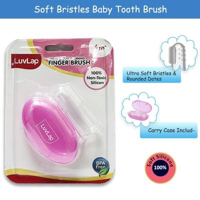 LuvLap Baby Finger ToothBrush with Case 1's - Baby Oral Care