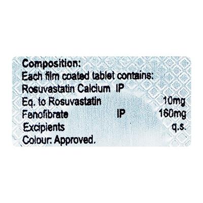 XOTEN F 10 Tablet 15's - High Cholesterol-Dys
