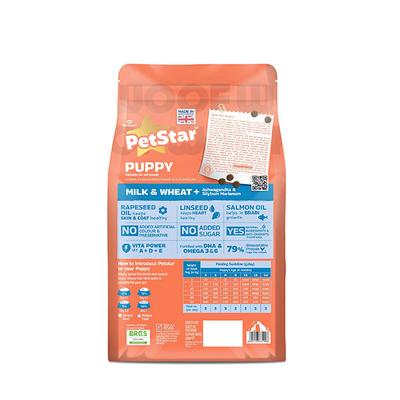 Petstar Puppy Food - Milk and Wheat 3 kg (Buy 1 Get 1) - Petfood