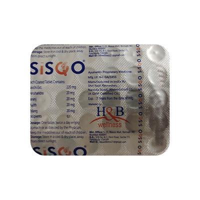 Sisqo Tablet 30's - Speciality Medicines