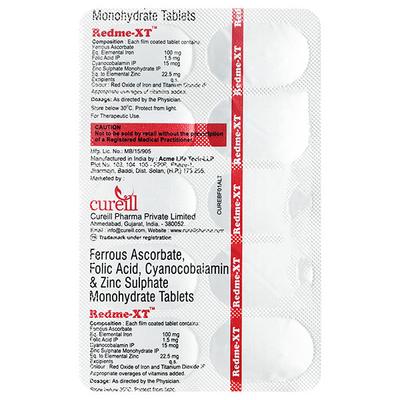 REDME XT Tablet 10's - Supplements-Vam