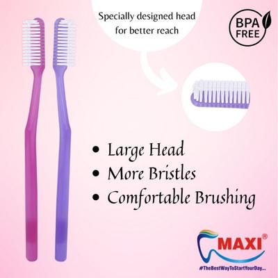 Maxi Angular Toothbrush - Hard 12's - Toothbrushes