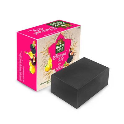 Happi Sage Soap - Charcoal & Fig 125 gm - Soaps