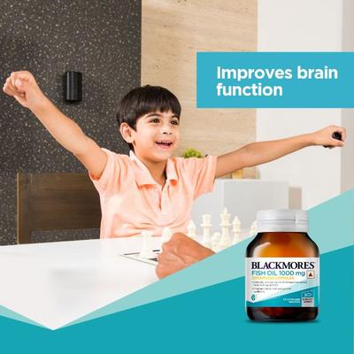 Blackmores Fish Oil 1000 mg Odourless Capsules 30's - Omega Fish Oil Fatty Acids