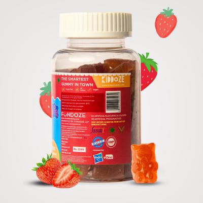 Kiddoze Iron Gummies - Strawberry Flavour 60's - Multi-Vitamins
