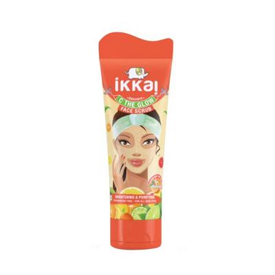 IKKAI Organic C The Glow Face Scrub 100 gm - Scrubs & Exfoliants