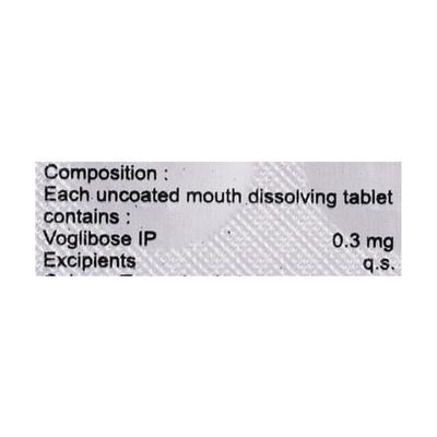 EVOG 0.3 MOUTH DISSOLVING Tablet 15's - Diabetes-Ant