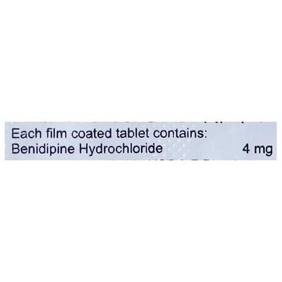 BENITAB 4 Tablet 10's - Hypertension-Cal