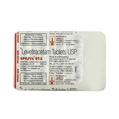 Epilive 250mg Tablet 10'S - Epilepsy/Convulsion-Ant