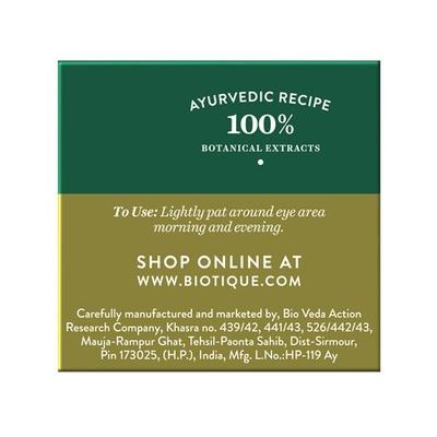 Biotique Bio Seaweed Revitalizing Anti Fatigue Eye Gel 15 gm - Face Gels