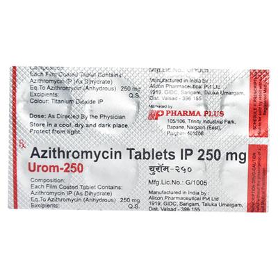 U ROM 250 Tablet 10's - Bacterial Infections-Mac