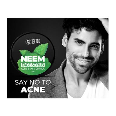 Beardo Face Scrub - Neem 100 gm - Face Scrubs