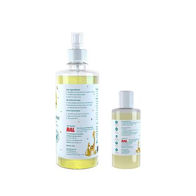 Tiffy & Toffee Non-Alcoholic Disinfectant Spray - Lemon 500 ml + Non-Alcoholic Hand Sanitizer - Lemon 100 ml - Baby Skin Care