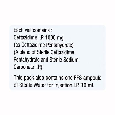 OZEDE 1000 Injection 1's - Bacterial Infections-Cep