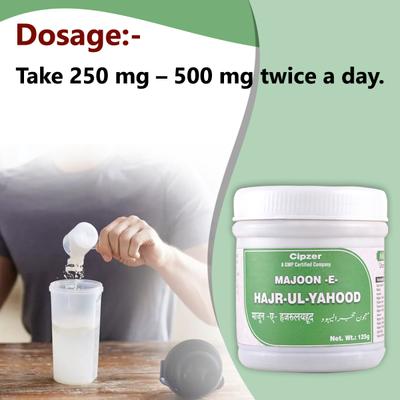 Cipzer Majoon E Hajr Ul Yahood 125 gm - Speciality Medicines