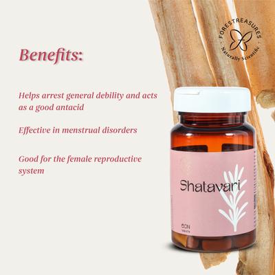 Forestreasures Shatavari Tablet 60's - Pure Herbs