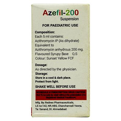 AZEFIL 200 Suspension 15ml - Bacterial Infections-Mac
