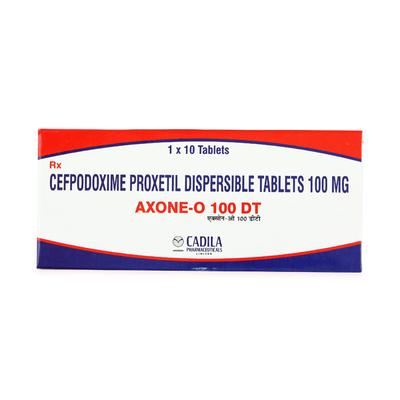 AXONE O DT 100mg Tablet 10's - Bacterial Infections-Cep