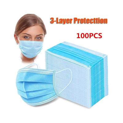 3-Ply Disposable Surgical Face Mask 100's - Face Mask