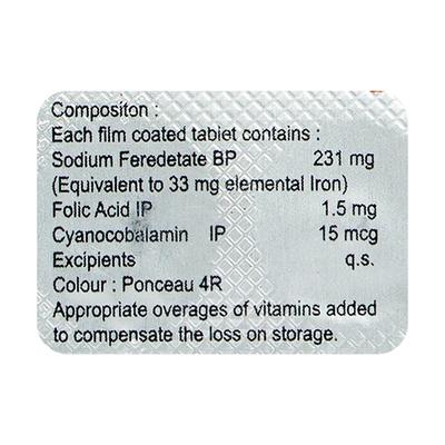 PROSFER PLUS Tablet 10's - Iron Supplement/Anaemia-Vma