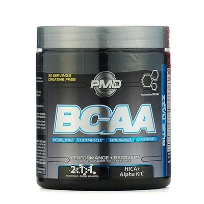 GNC (NDS) PMD BCAA Powder - Blue Razz 267 gm - Bcaa Supplements